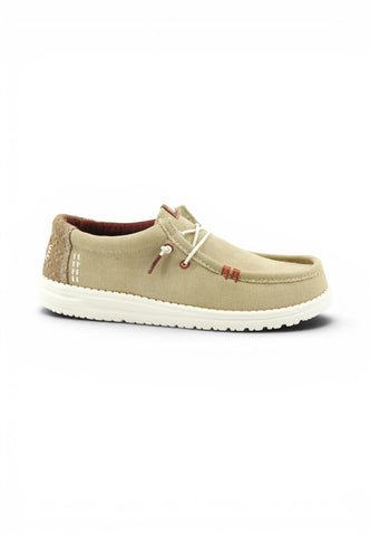 HEY DUDE Stringate Uomo Beige Marrone HD.43084-PE26-0OE