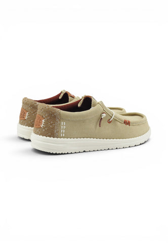 HEY DUDE Stringate Uomo Beige Marrone HD.43084-PE26-0OE