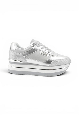 GUESS Sneakers Donna Argento Glitter FLJHN3LEL12-PE26-SILVE