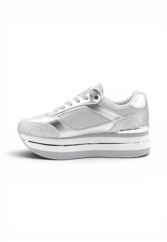 GUESS Sneakers Donna Argento Glitter FLJHN3LEL12-PE26-SILVE
