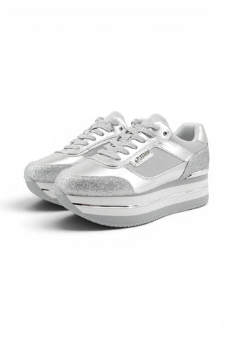 GUESS Sneakers Donna Argento Glitter FLJHN3LEL12-PE26-SILVE