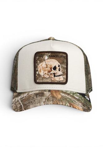 GOORIN Cappello Trucker Cancelled Bianco Verde Beige 101-2986-PE26