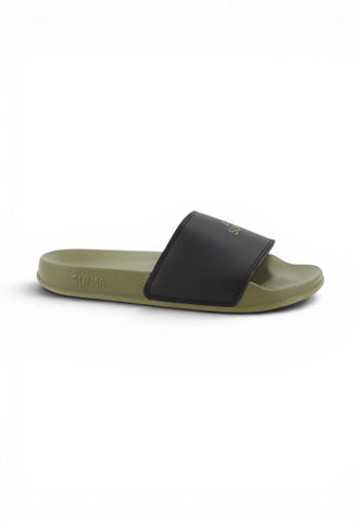 SUN68 Ciabatte Uomo Verde Nero X36101-PE26-1911