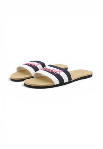 SUN68 Ciabatte Donna Blu Bianco Beige X36208-PE26-3107