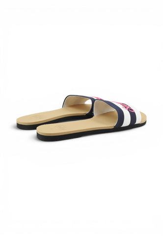 SUN68 Ciabatte Donna Blu Bianco Beige X36208-PE26-3107