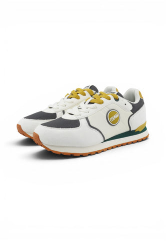 COLMAR Sneakers Uomo Bianco Grigio Giallo TRAVISB008-PE26