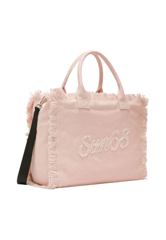 SUN68 Borsa Shopper Donna Rosa Frange W36208-PE26-39