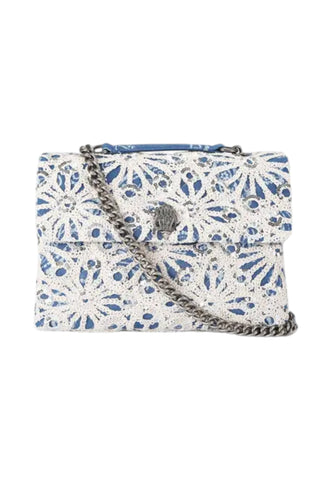 KURT GEIGER Borsa A Spalla Donna Azzurro Bianco 9796589609-PE26