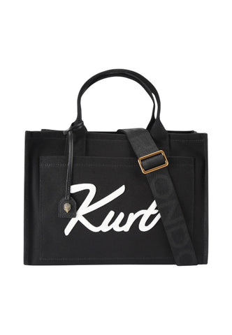 KURT GEIGER Borsa Shopper Donna Nero Bianco 5570700609-PE26