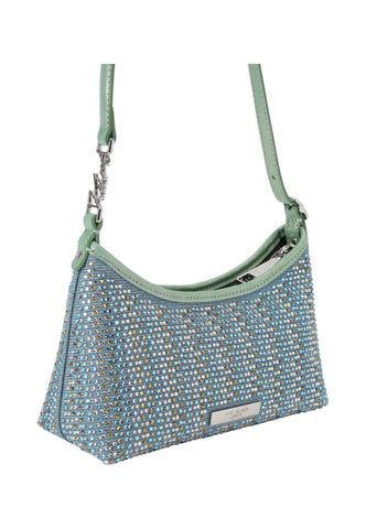 KURT GEIGER Borsa A Spalla Donna Verde Azzurro Strass 5586086609-PE26