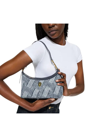 KURT GEIGER Borsa A Spalla Donna Blu Denim 5586688669-PE26