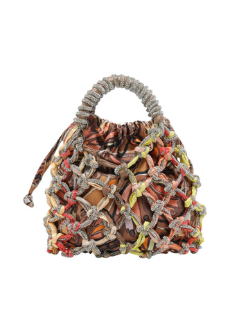KURT GEIGER Borsa A Mano Donna Marrone Multicolore 2038239689-PE26