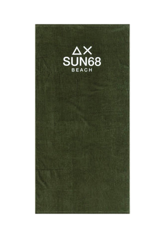 SUN68 Telo Da Bagno Verde X36121-PE26-37