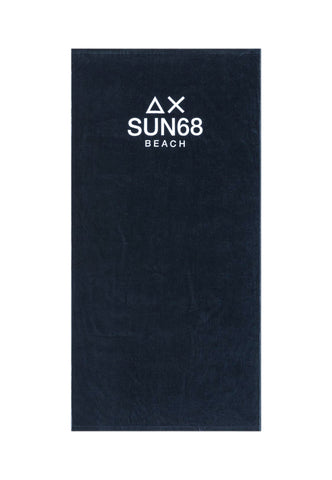 SUN68 Telo Da Bagno Blu X36121-PE26-07