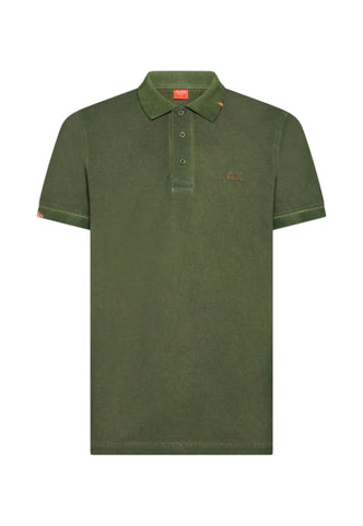 SUN68 T-Shirt Uomo Verde A36155-PE26-37