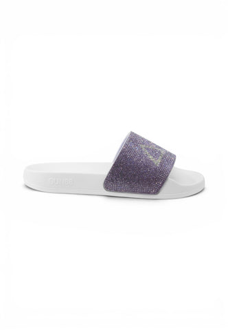 SUN68 Ciabatte Donna Lilla Strass X36211-PE26-0124
