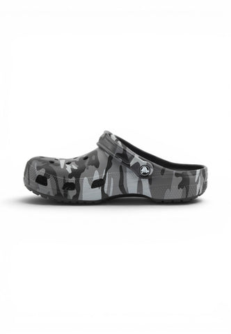 CROCS Ciabatte Sabot Grigio Fantasia CR.211936-PE26-BKSG
