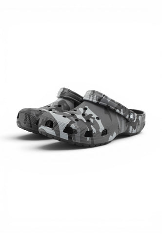 CROCS Ciabatte Sabot Grigio Fantasia CR.211936-PE26-BKSG