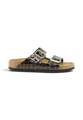 BIRKENSTOCK Ciabatte Arizona Donna Marrone Animalier 1032864-PE26