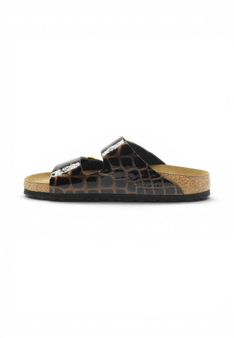 BIRKENSTOCK Ciabatte Arizona Donna Marrone Animalier 1032864-PE26
