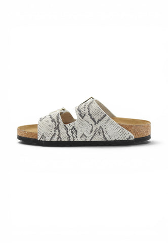 BIRKENSTOCK Ciabatte Arizona Donna Grigio Beige Animalier 1033065-PE26