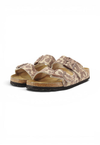 BIRKENSTOCK Ciabatte Arizona Donna Beige Marrone Animalier 1033330-PE26