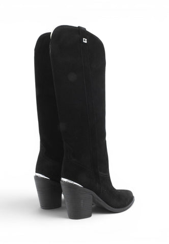 GUESS Stivali Tacco Donna Nero FLTSN2SUE11-AI27-BLACK