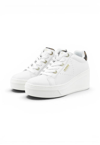 GUESS Sneakers Donna Bianco FLTRZYELE12-AI27-WHITE