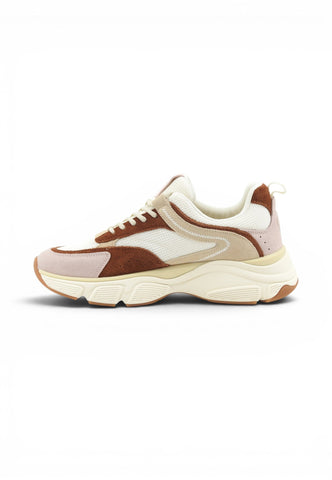 LOVE MOSCHINO Sneakers Donna Beige Rosa Marrone JA15426G1PIQN11B-AI27