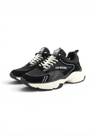 LOVE MOSCHINO Sneakers Donna Nero Bianco JA15426G1PIQO00A-AI27