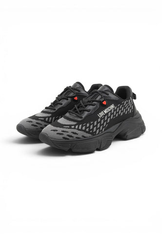 LOVE MOSCHINO Sneakers Donna Nero Grigio JA15406G1PIYC00A-AI27