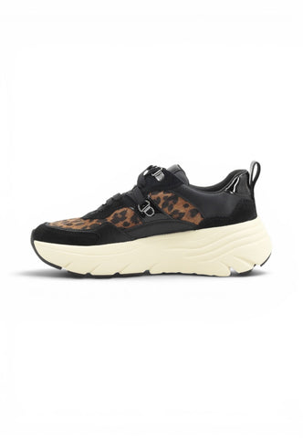 GEOX Sneakers Donna Nero Marrone Animalier D36UFE0NX22-AI27-CM69B