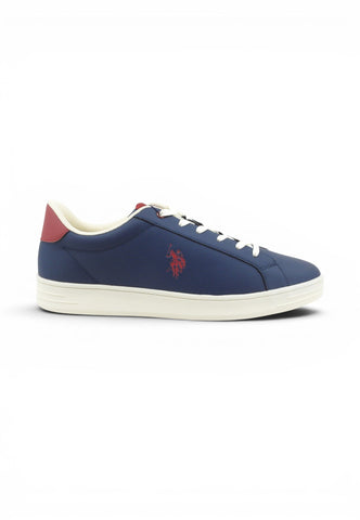 U.S. POLO Sneakers Uomo Blu Rosso ALPHA004-AI27-DBL-RED12