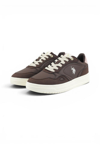 U.S. POLO Sneakers Donna Marrone Rosa KOSMO017A-AI27-DBR001
