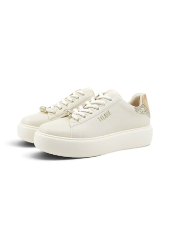 ALVIERO MARTINI Sneakers Donna Beige Oro Glitter 1613300C-AI27-0920