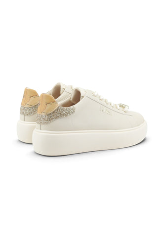 ALVIERO MARTINI Sneakers Donna Beige Oro Glitter 1613300C-AI27-0920