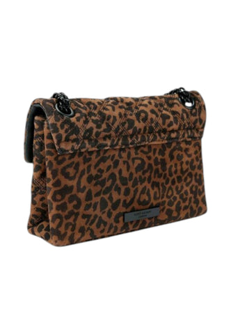 KURT GEIGER Borsa Tracolla Donna Marrone Nero Animalier 5017339289-AI27