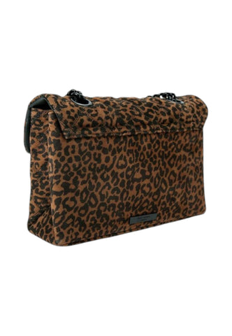 KURT GEIGER Borsa Tracolla Donna Marrone Nero Animalier 5021539289-AI27