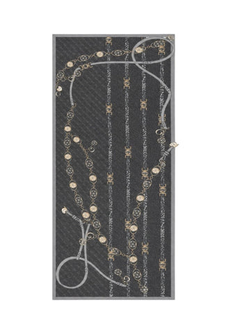 GUESS Foulard Donna Nero Grigio AW5532VIS03-AI27-BLA