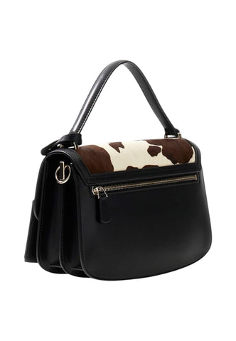 GUESS Borsa A Mano Donna Nero Bianco Marrone Animalier HWRG9734210-AI27-CWE
