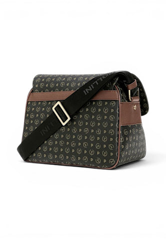 POLLINI Borsa Tracolla Donna Nero Marrone TE8421PP04Q1100D-AI27
