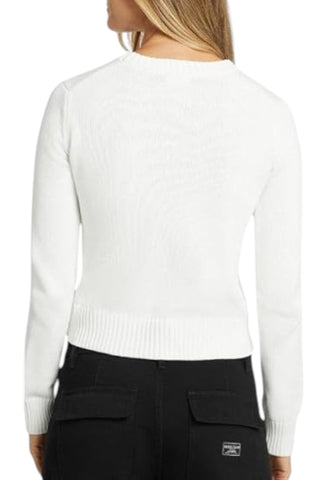 GUESS Maglione Donna Bianco Nero W4BR10Z3HM1-AI27-G293
