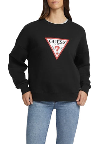 GUESS Felpa Donna Nero W4YQ00KC811-AI27-JBLK