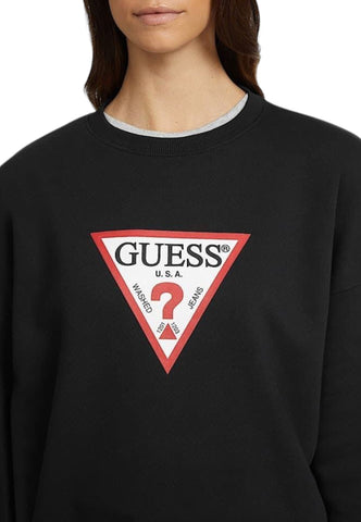 GUESS Felpa Donna Nero W4YQ00KC811-AI27-JBLK