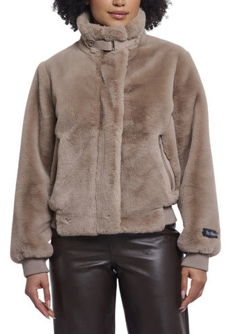 RINO & PELLE Giacca Pelliccia Donna Beige Ambra.7002611-AI27-Mochalatte