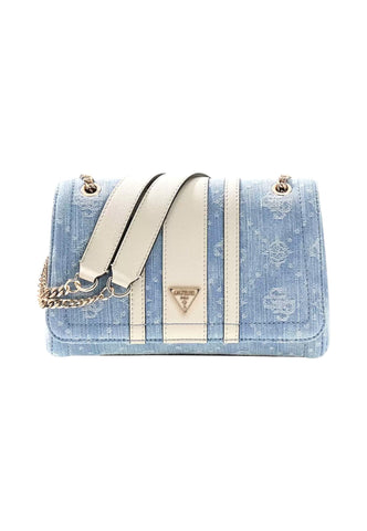 GUESS Borsa A Spalla Donna Azzurro Bianco HWDL9672210-AI27-DLP