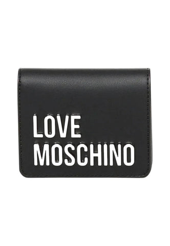 LOVE MOSCHINO Portafogli Donna Nero Argento JC5612PP1NKD000B-AI27