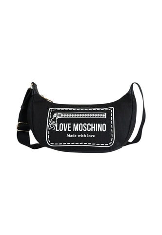 LOVE MOSCHINO Borsa A Spalla Donna Nero Bianco JC4080PP1PLK100A-AI27