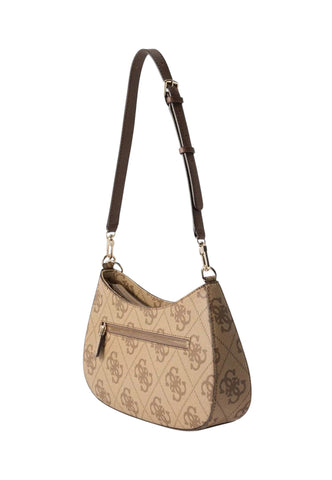 GUESS Borsa A Spalla Donna Beige Marrone HWSS9672180-AI27-LGW
