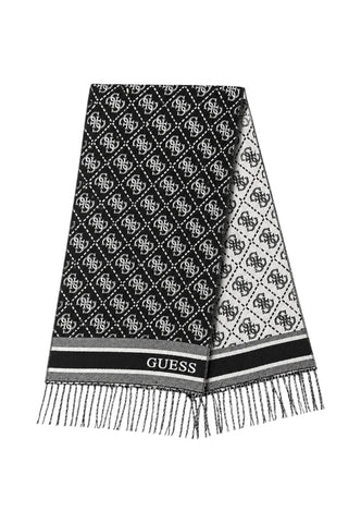 GUESS Sciarpa Donna Nero Bianco AW5665POL03-AI27-BLO